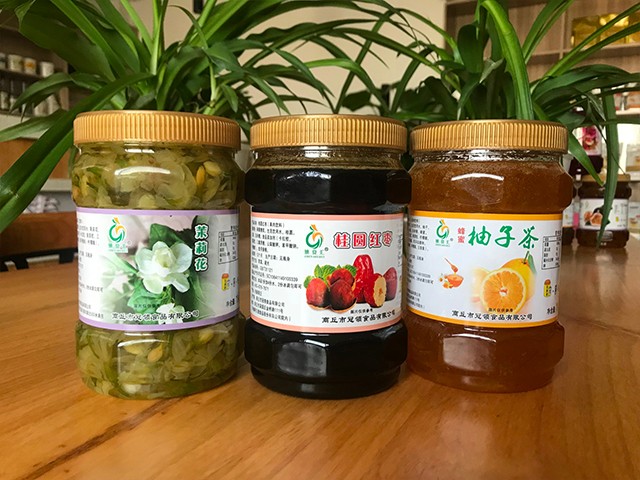 茉莉花花茶、桂圓紅棗花茶、柚子花茶